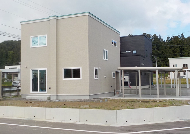 北三住建が手掛けた建売住宅の外観